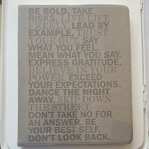 Eccolo Gray Inspirational Journal